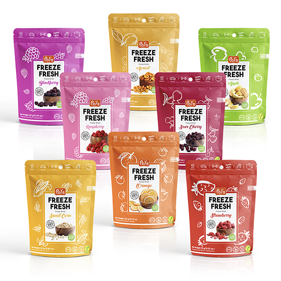 POL'S FREEZE FRESH FREEZE DRIED FRUIT CRISPS
