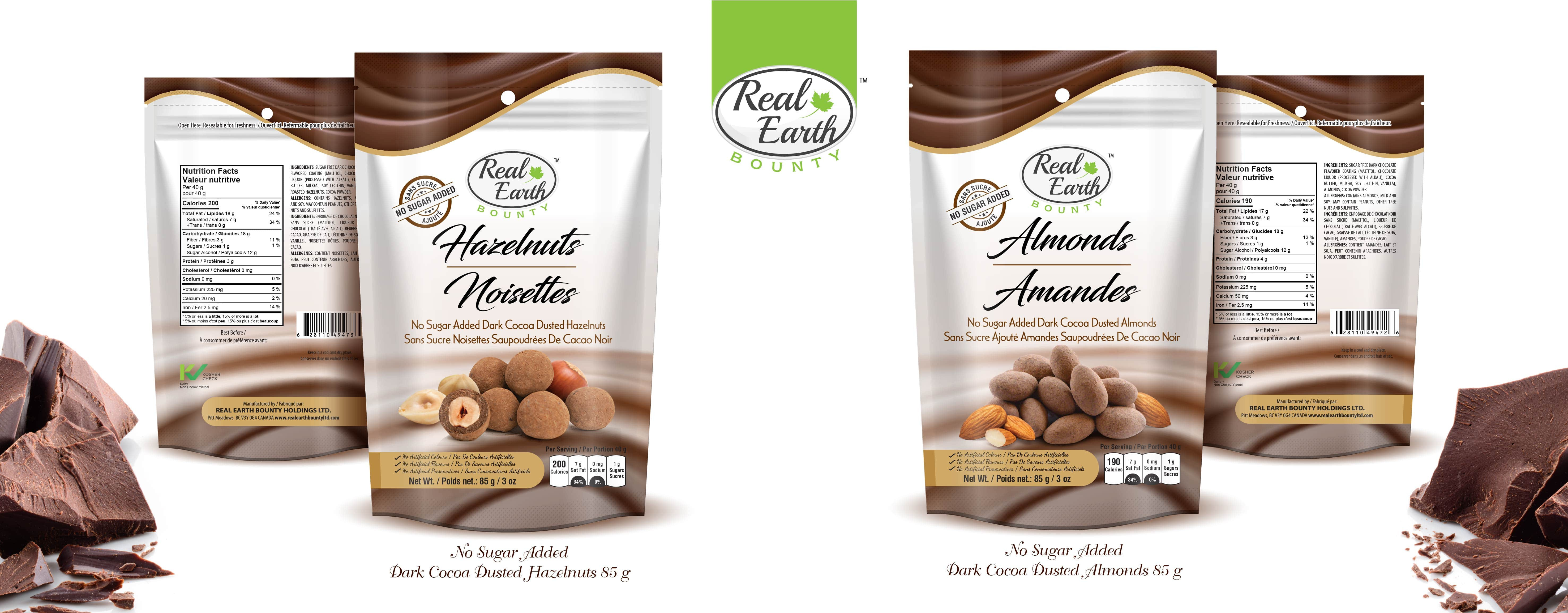 All Natural, Gluten Free, Non GMO Dark, Milk &amp; White Chocolate Coated Canadian Berries, Fruits and Nuts.