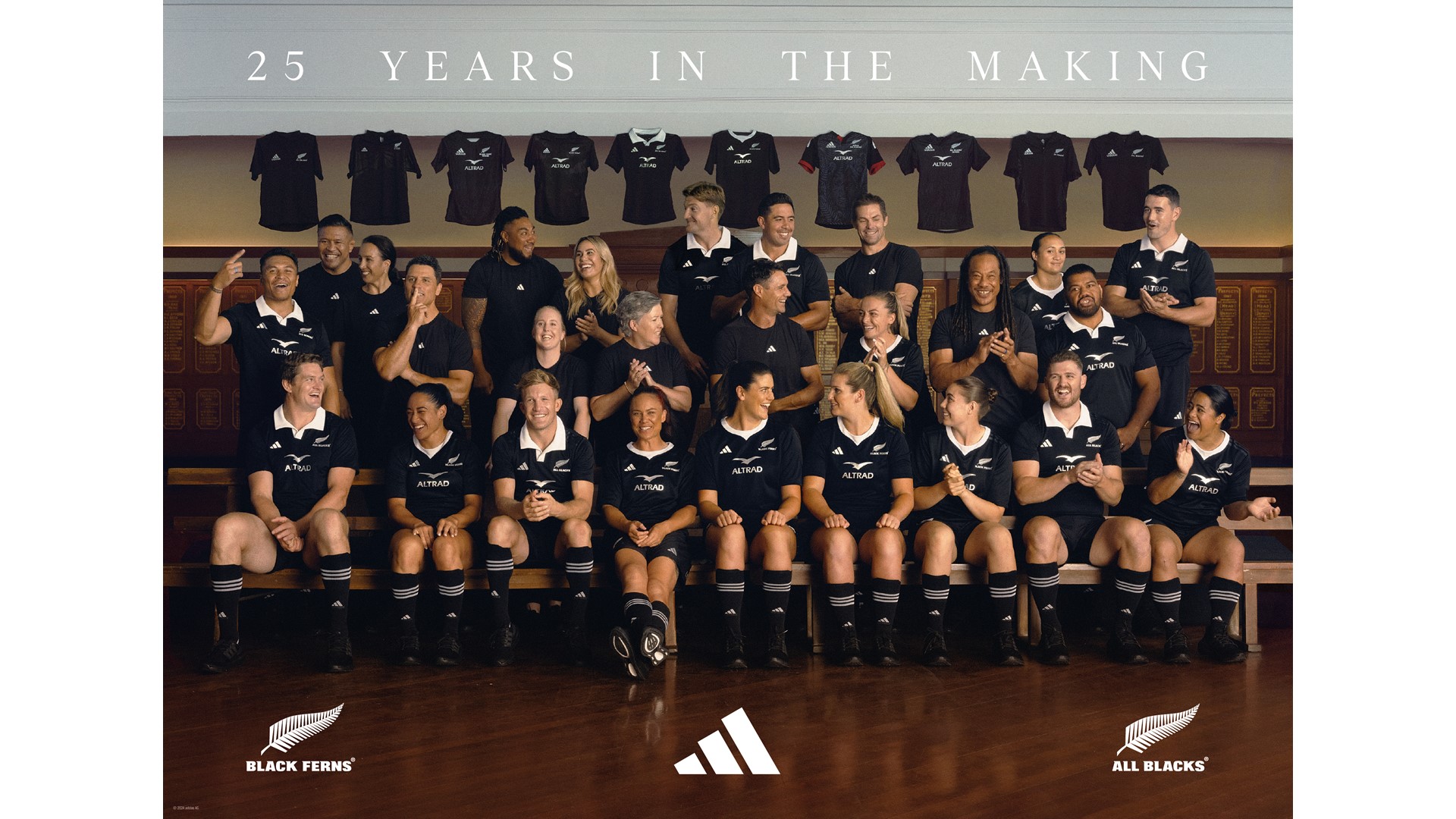 Silver Anniversary: adidas and New Zealand Rugby Mark 25 Years of Unparalleled Success with Iconic New Jerseys