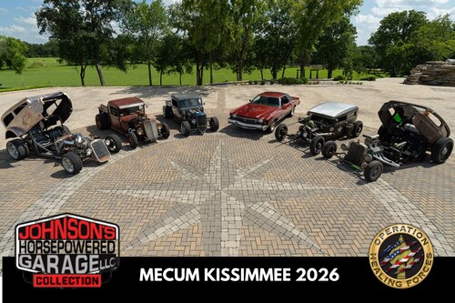 A No-Reserve Hot Rod Collection Heads to Mecum Kissimmee to Support Special Operations Families