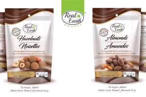 All Natural, Gluten Free, Non GMO Dark, Milk & White Chocolate Coated Canadian Berries, Fruits and Nuts.