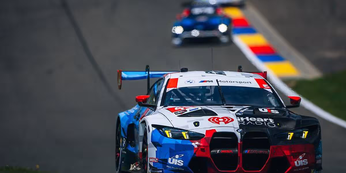 BMW M4 GT3 EVO celebrates its first win of the season at the Six Hours of the Glen