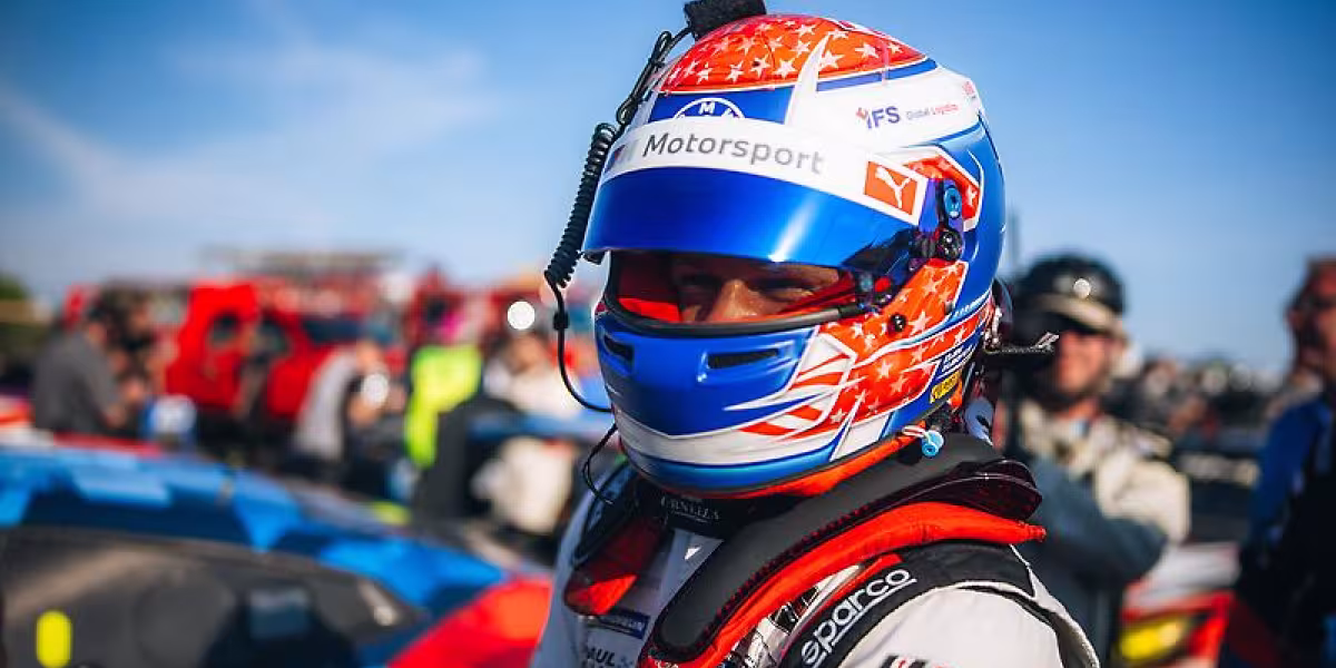 BMW M4 GT3 EVO celebrates its first win of the season at the Six Hours of the Glen