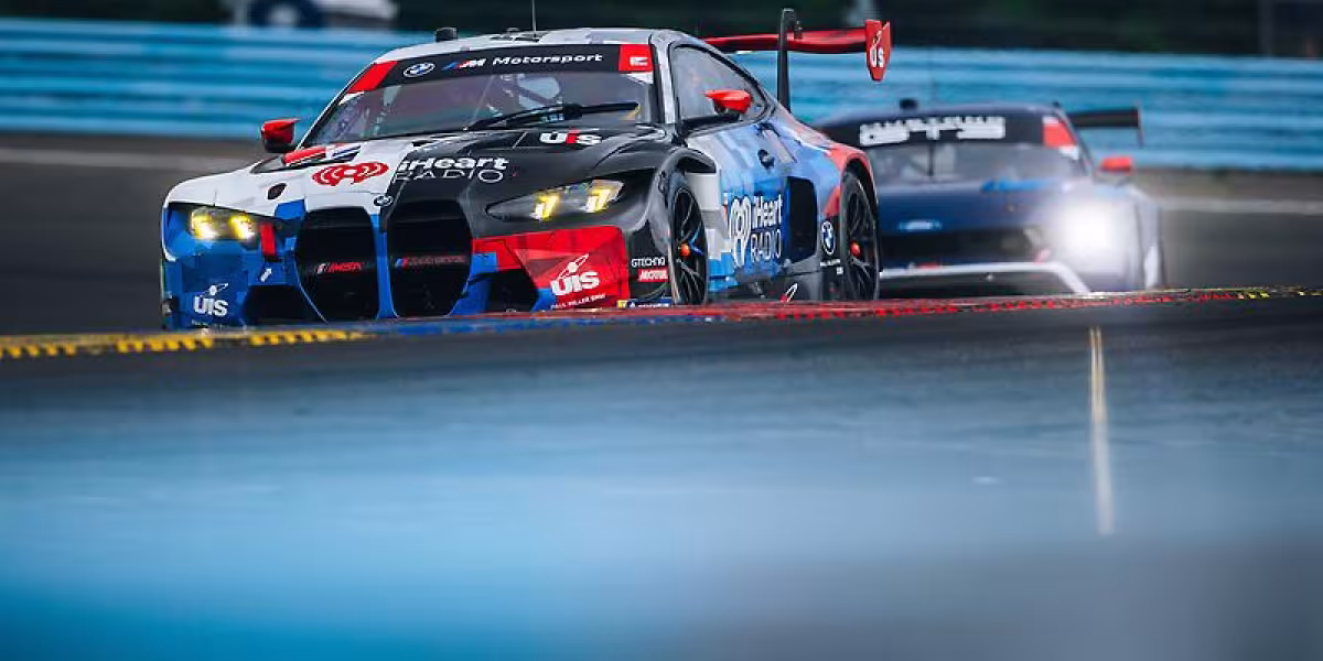 BMW M4 GT3 EVO celebrates its first win of the season at the Six Hours of the Glen