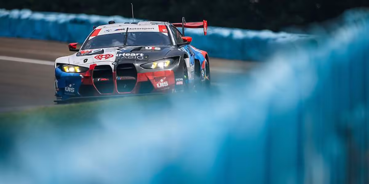 BMW M4 GT3 EVO celebrates its first win of the season at the Six Hours of the Glen