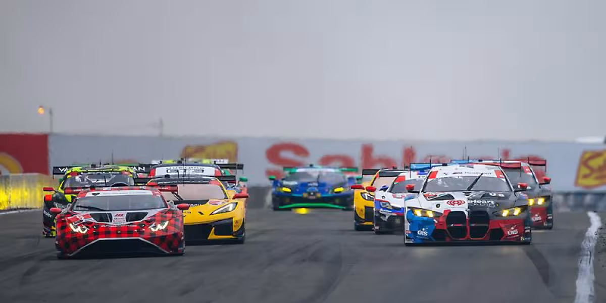 BMW M4 GT3 EVO celebrates its first win of the season at the Six Hours of the Glen