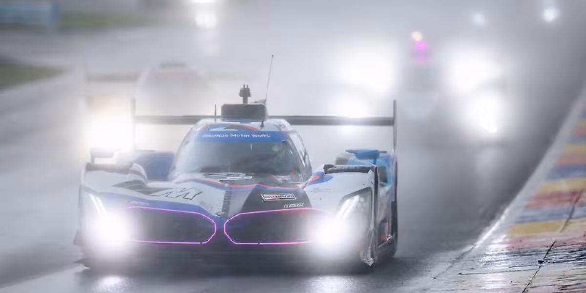 BMW M4 GT3 EVO celebrates its first win of the season at the Six Hours of the Glen